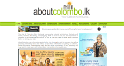 Desktop Screenshot of aboutcolombo.lk